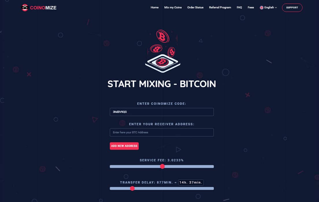 Start mixing your bitcoins with www.coinomize.info